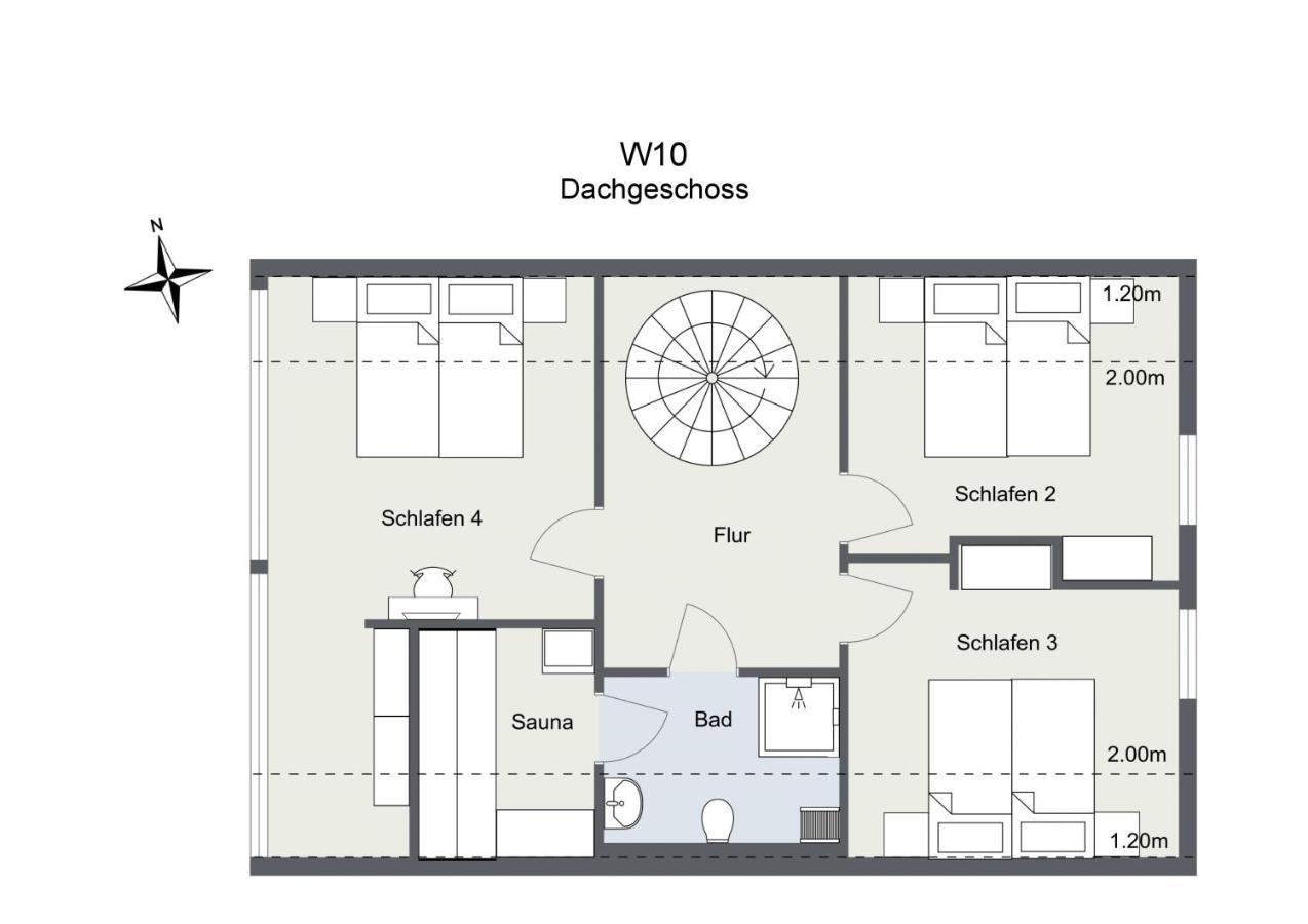 Ferienhaus Wiesengefluester W10 - Mit Sauna, Kamin Und Garten Robel Bagian luar foto